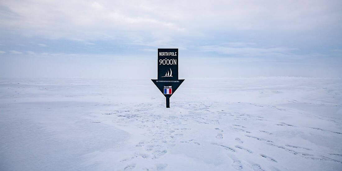Le pôle Nord géographique