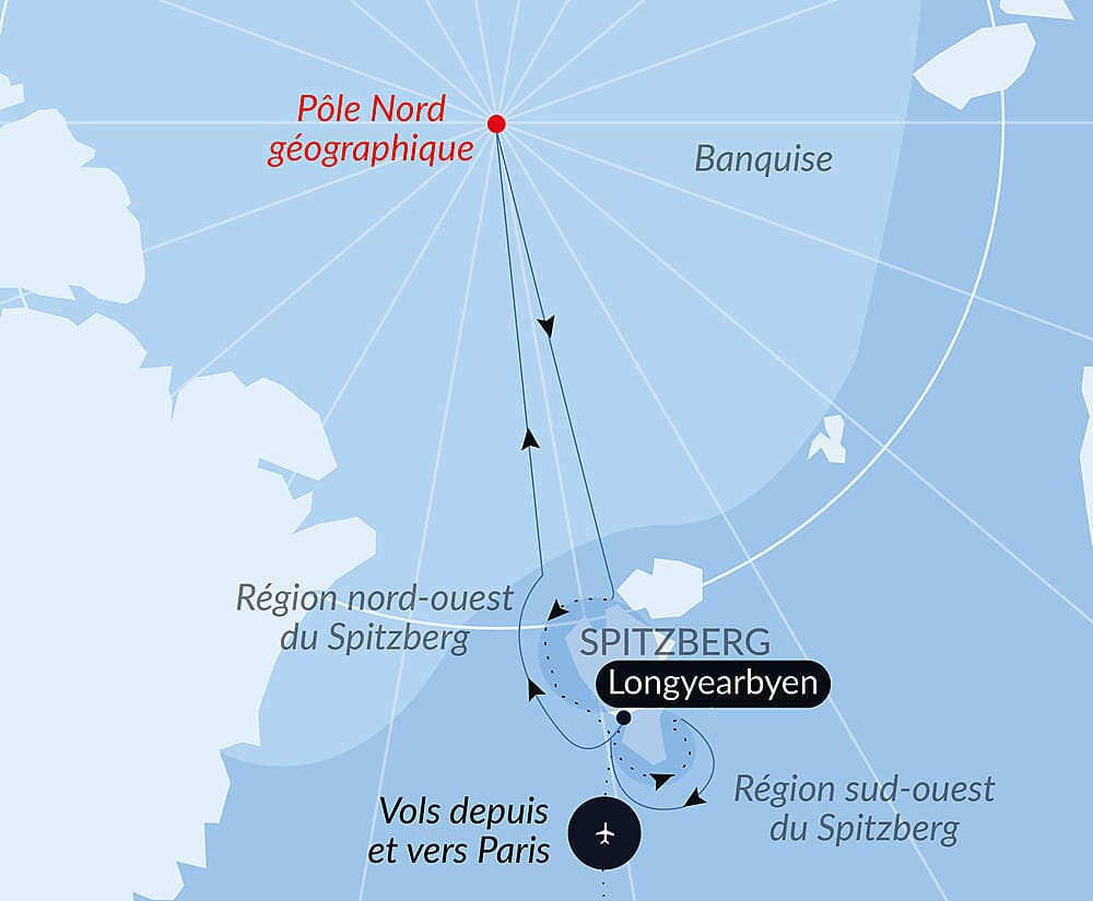 Le pôle Nord géographique