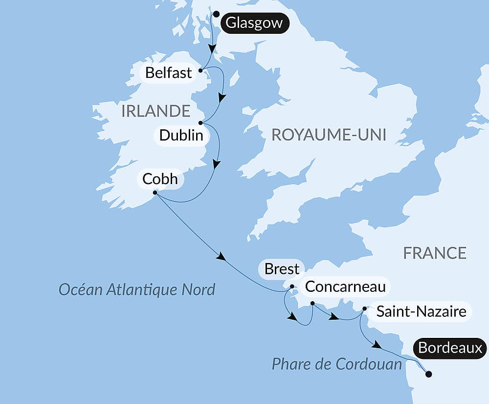 Des rivages celtiques au golfe de Gascogne