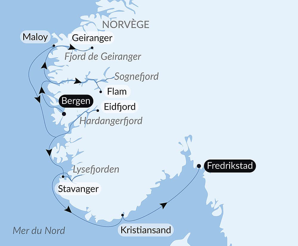 Légendaires fjords de Norvège null