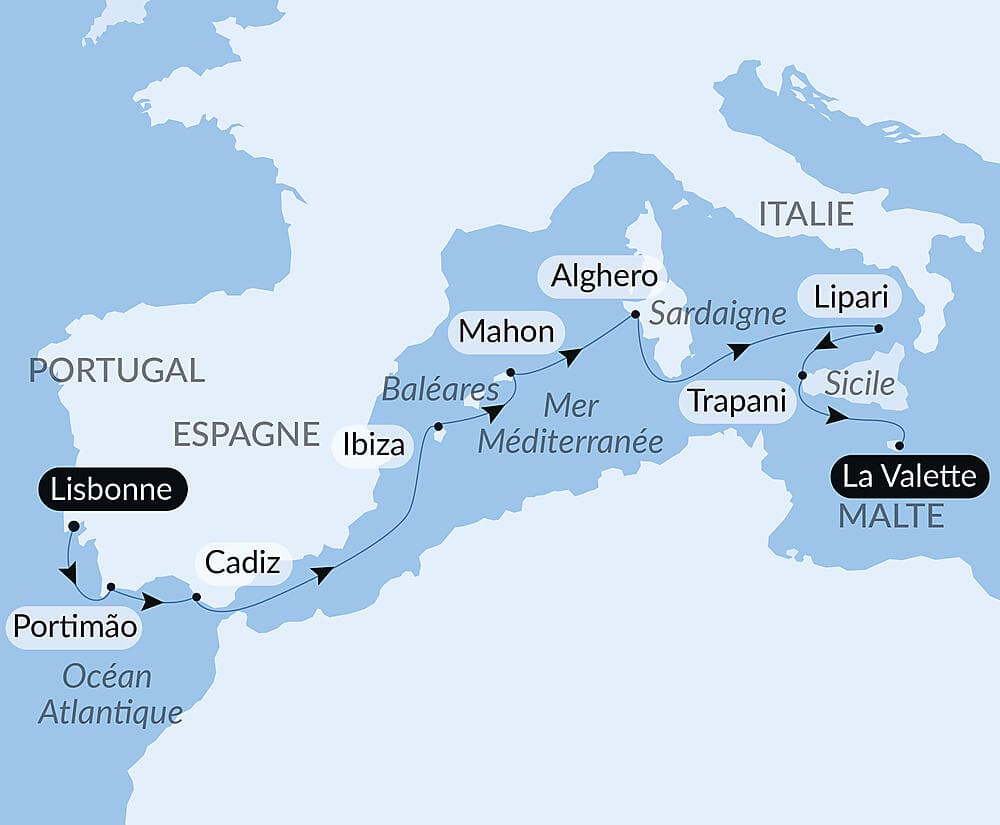 Péninsule ibérique et joyaux de Méditerranée null