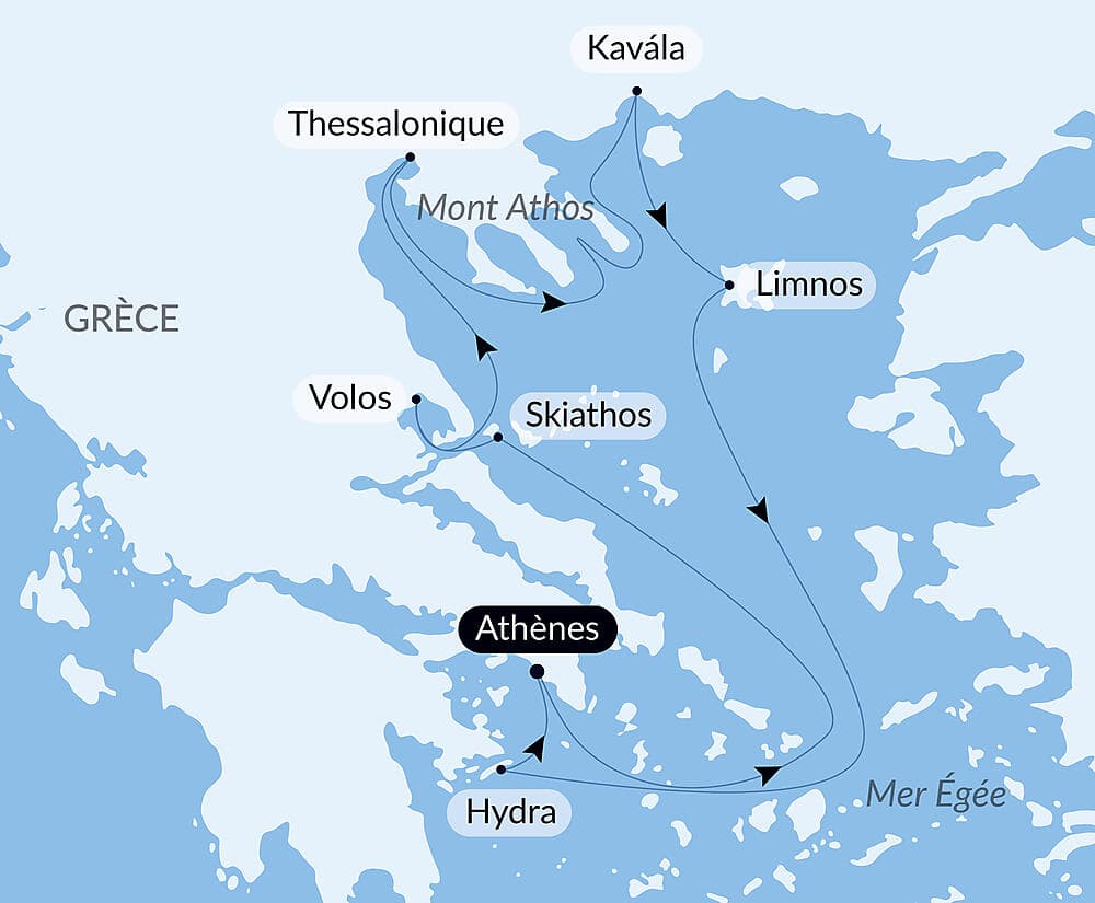 Douceur automnale en mer Egée null